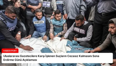 Uluslararası Gazetecilere Karşı İşlenen Suçların Cezasız Kalmasını Sona Erdirme Günü Açıklaması