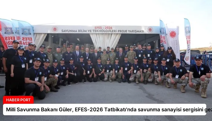 Milli Savunma Bakanı Güler, EFES-2026 Tatbikatı’nda savunma sanayisi sergisini gezdi