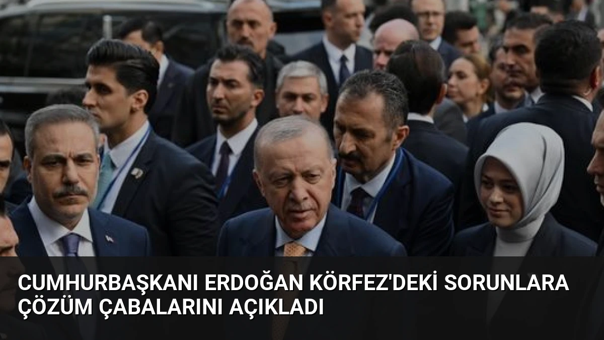 Cumhurbaşkanı Erdoğan Körfez’deki Sorunlara Çözüm Çabalarını Açıkladı