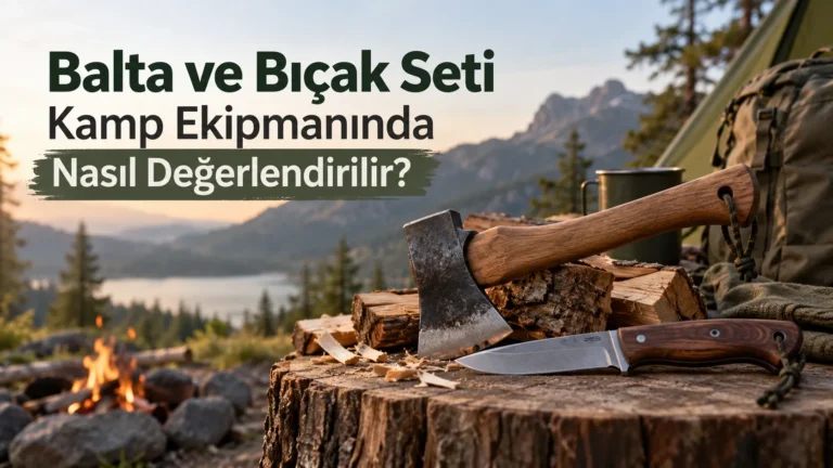 Balta ve Bıçak Seti Kamp Ekipmanında Nasıl Değerlendirilir?