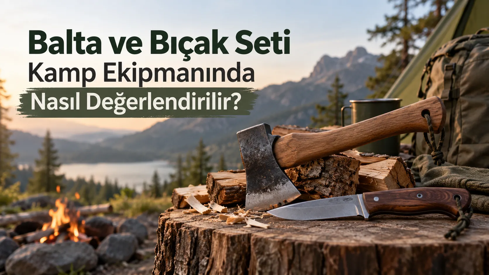 Balta ve Bıçak Seti Kamp Ekipmanında Nasıl Değerlendirilir?