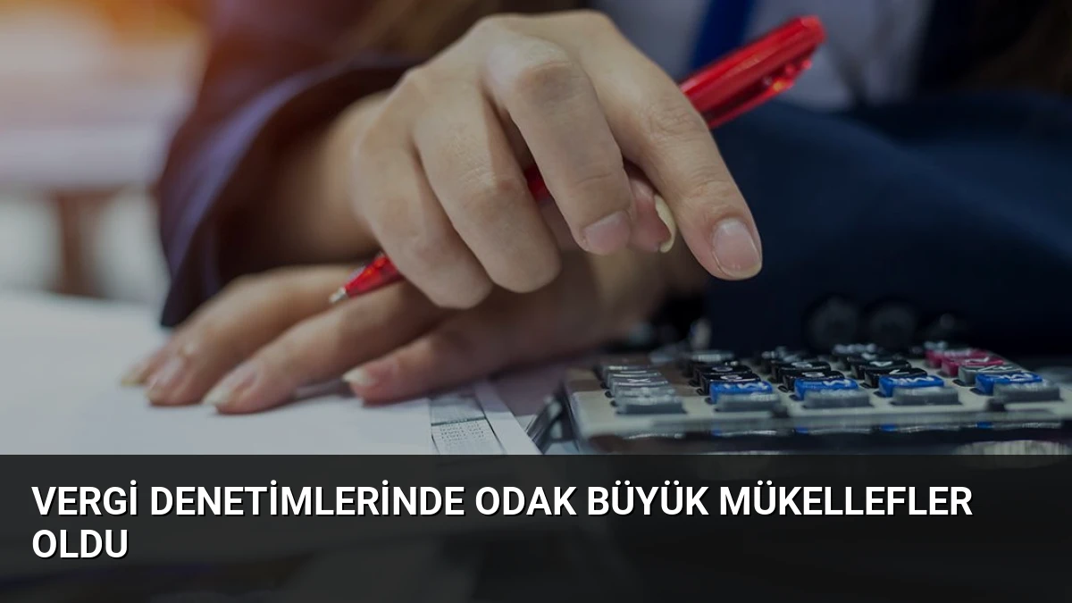 Vergi Denetimlerinde Odak Büyük Mükellefler Oldu
