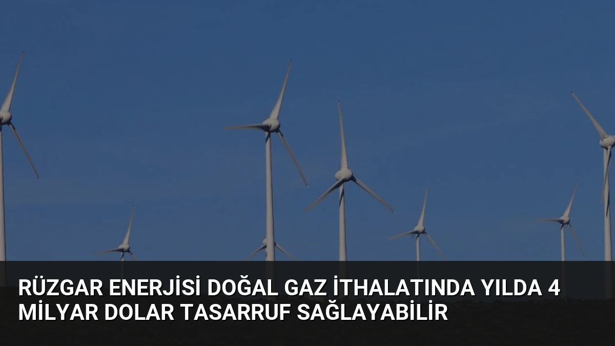 Rüzgar Enerjisi Doğal Gaz İthalatında Yılda 4 Milyar Dolar Tasarruf Sağlayabilir