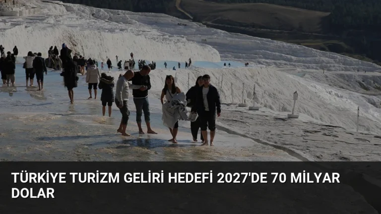 Türkiye Turizm Geliri Hedefi 2027’de 70 Milyar Dolar