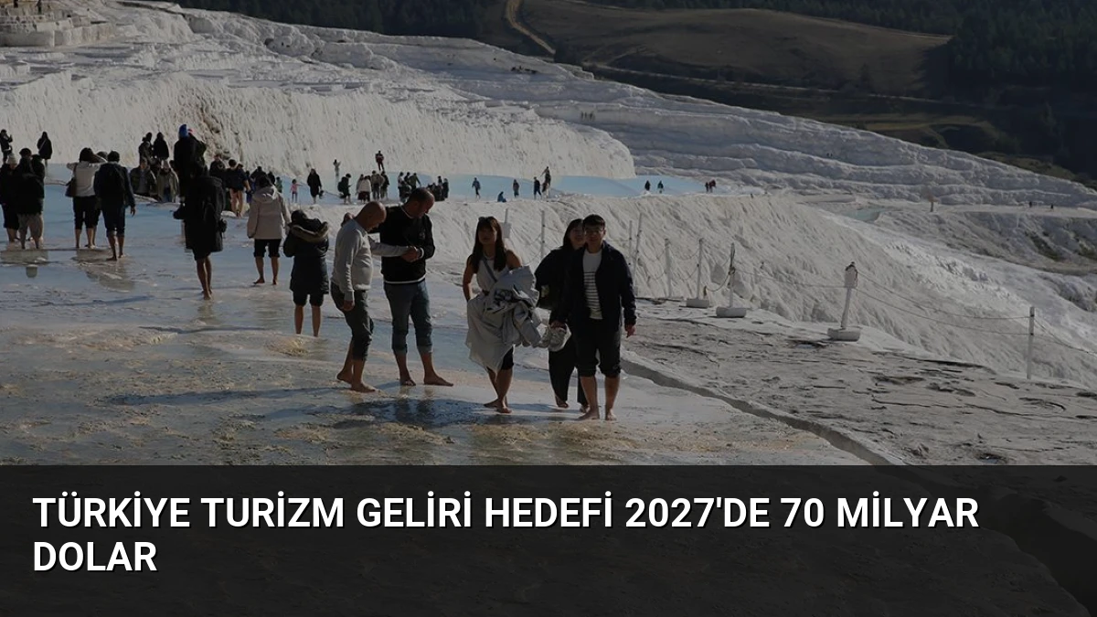 Türkiye Turizm Geliri Hedefi 2027’de 70 Milyar Dolar